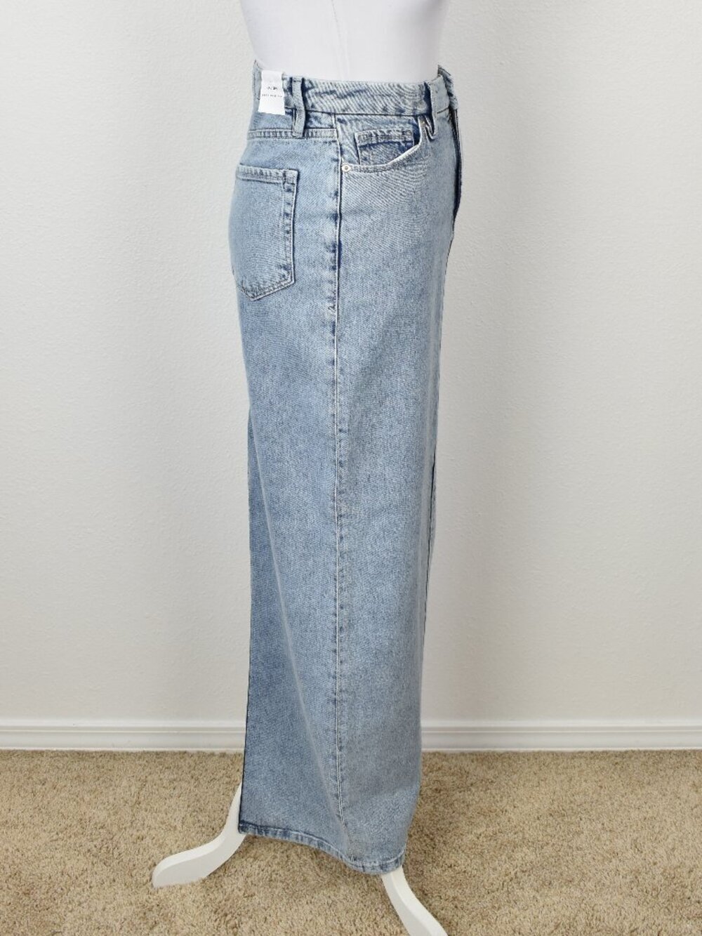 Good American Uniform Maxi Skirt NEW - 0/25 - Picture 9 of 13